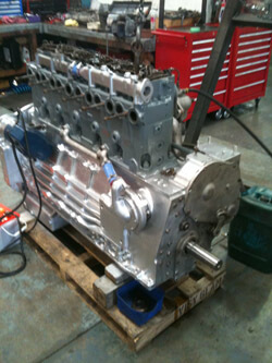Gardner 6LXDT diesel engine under rebuild