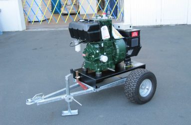 Industrial generators Industrial diesel generator on wheels
